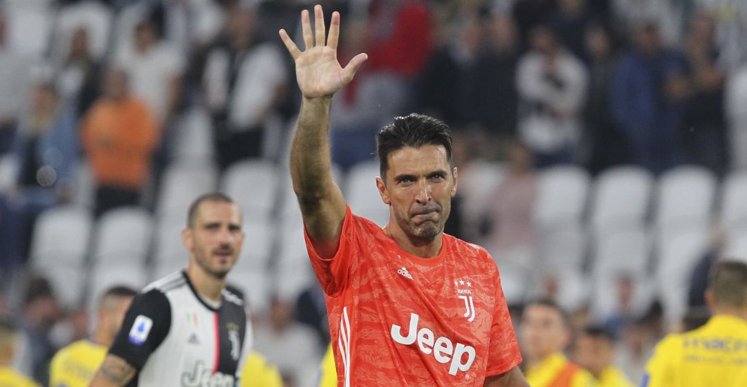 Buffon, en un partido con la Juventus Buffon, en un partido con la Juventus