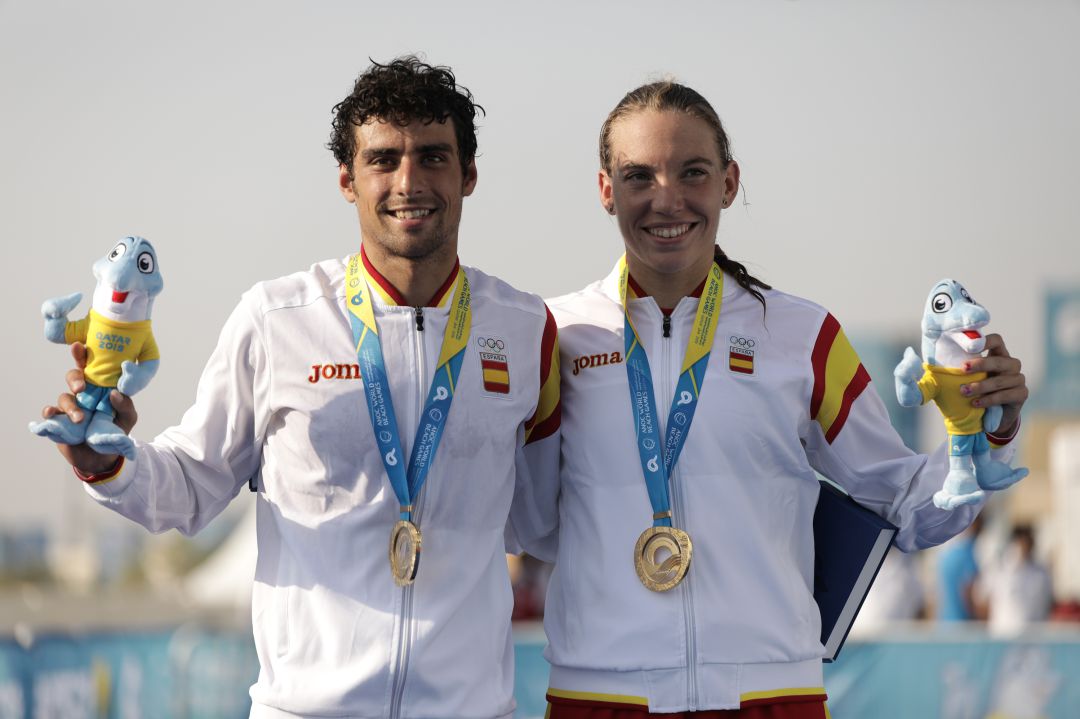 Kevin Viñuela y Xisca Tous consiguen la medalla de oro en la prueba de relevo mixto Kevin Viñuela y Xisca Tous consiguen la medalla de oro en la prueba de relevo mixto