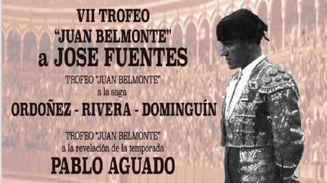José Fuentes, distinguido por la Tertulia Taurina 'Juan Belmonte' de Cañada Rosal