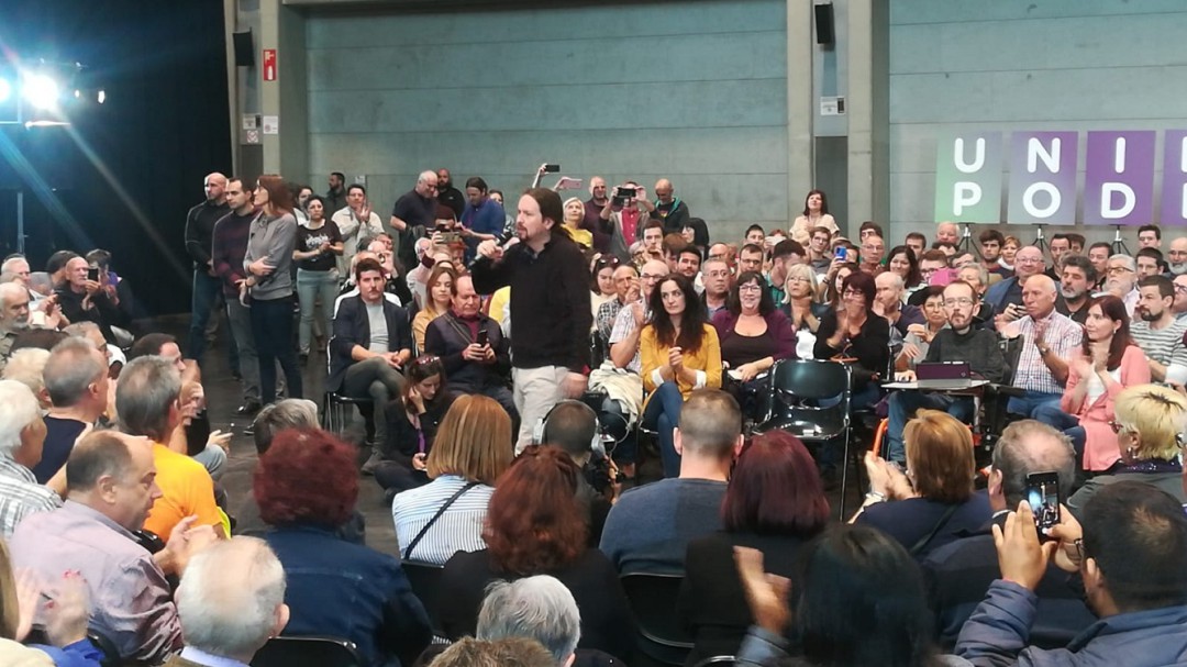 Pablo Iglesias: "La sentencia del Procés es la excusa perfecta del PSOE para gobernar con el PP"