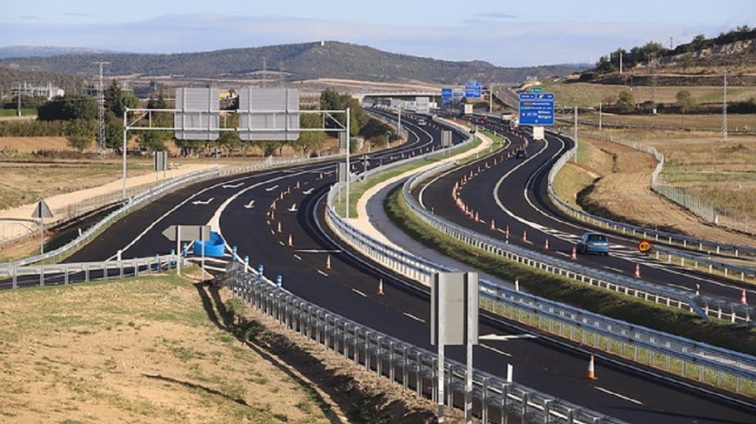 Se abre el nuevo tramo de la carretera N-124 entre Berantevilla y Zambrana