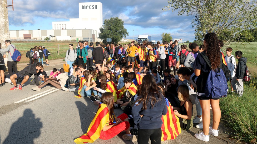 Afectacions de trànsit i de trens a la segona jornada de protestes