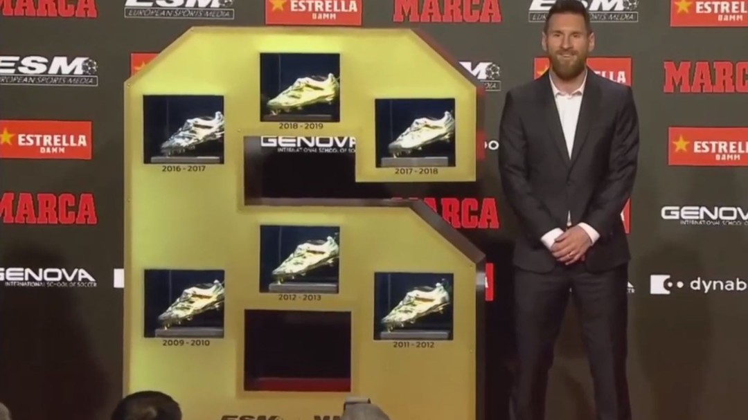 Leo Messi: "Estamos en el Barcelona y siempre apuntamos a todo"
