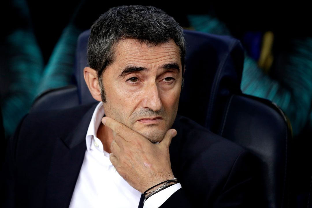 Ernesto Valverde, entrenador del Barcelona Ernesto Valverde, entrenador del Barcelona