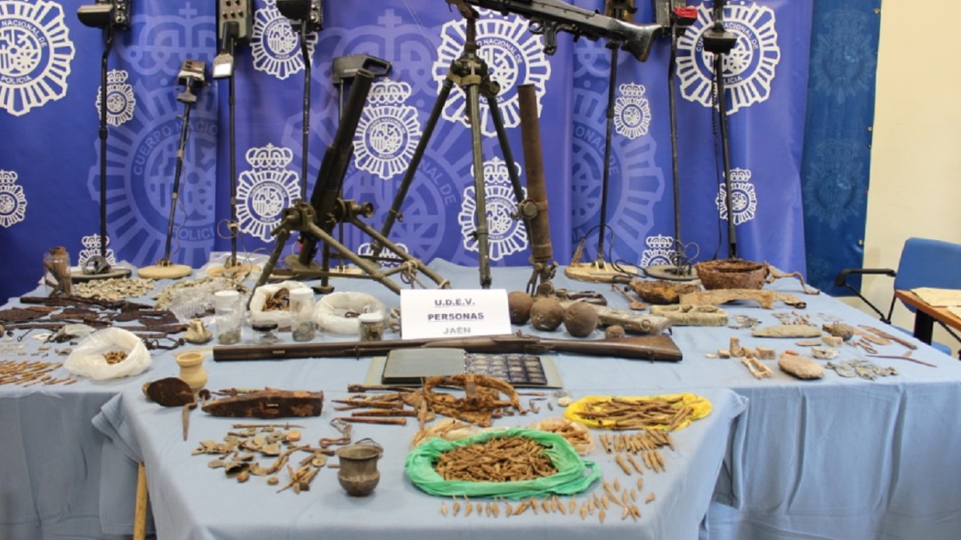 Detenidos por expoliar restos en la zona de la Batalla de las Navas de Tolosa