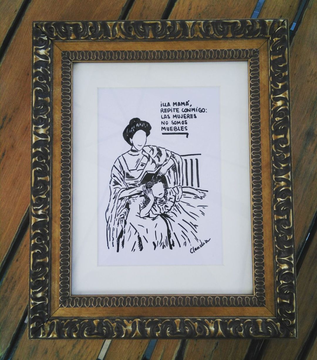 "Es una exposición contra el patriarcado, no contra los hombres" "Es una exposición contra el patriarcado, no contra los hombres"