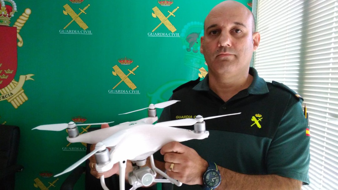 La Guardia Civil de la Región, pionera en España en la utilización drones