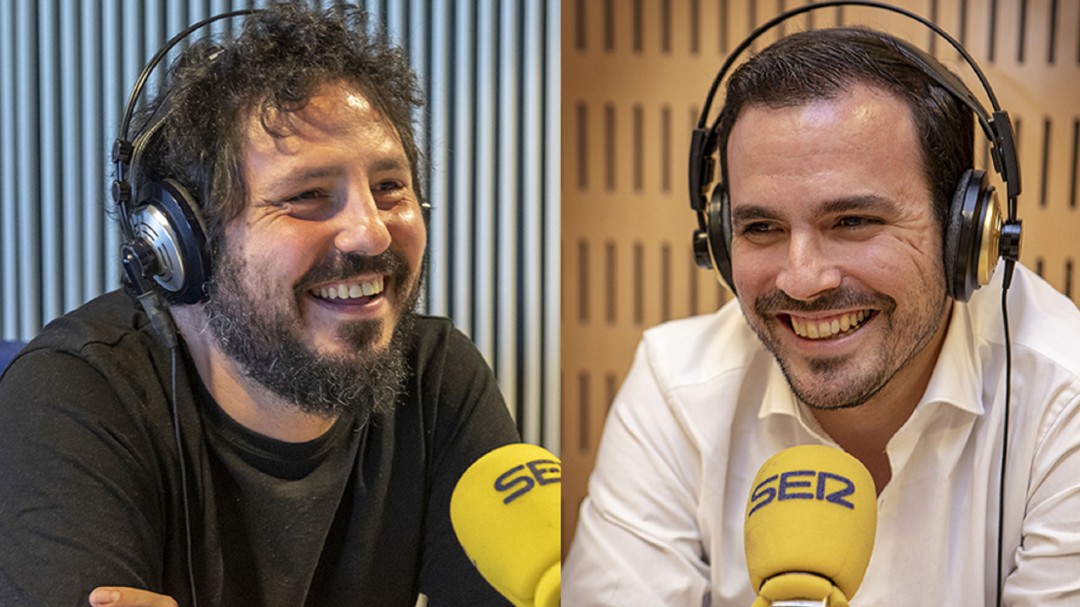 Alberto Garzón y 'El Kanka', en Ser Andaluces