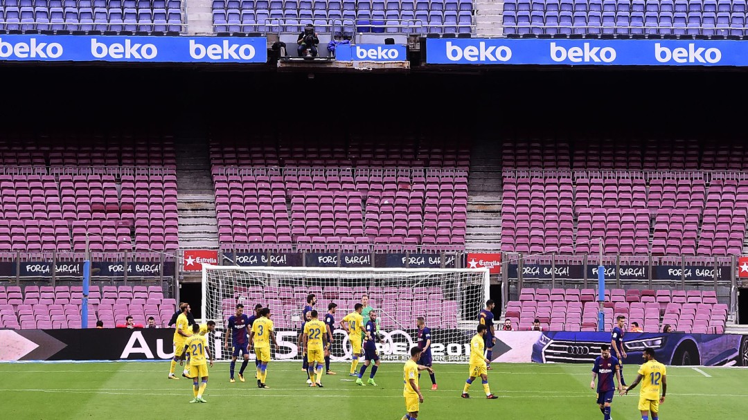 Así fue el Barcelona-Las Palmas a puerta cerrada que sobresaltó La Liga en pleno 1-O