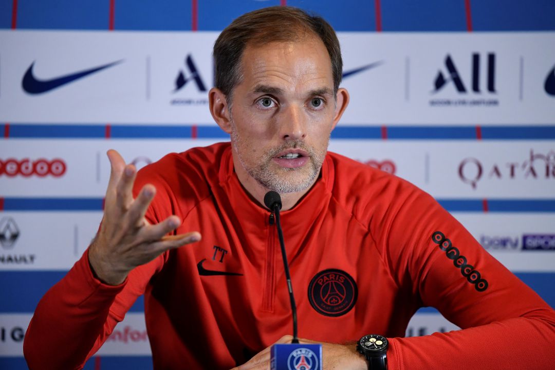 Thomas Tuchel en la previa al partido frente al Niza Thomas Tuchel en la previa al partido frente al Niza