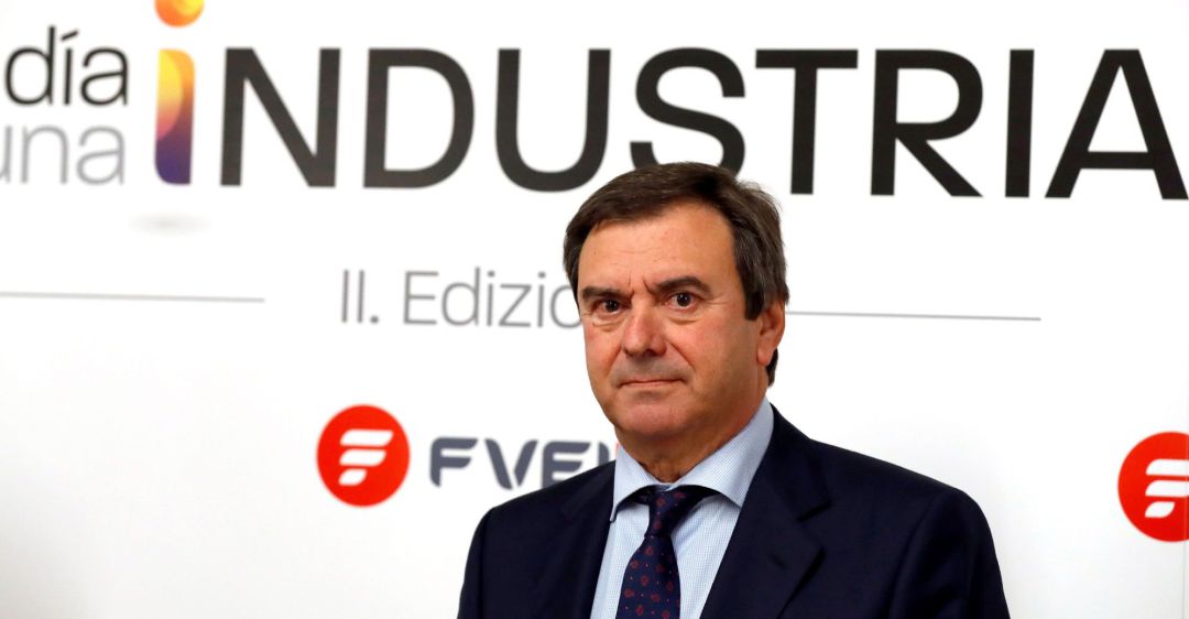 El presidente de la Federación Vizcaína de Empresas del Metal (FVEM), José Luis López Gil, este jueves donde presentó la segunda edición del Día de la Industria y analizó la situación del conflicto laboral en el sector. El presidente de la Federación Vizcaína de Empresas del Metal (FVEM), José Luis López Gil, este jueves donde presentó la segunda edición del Día de la Industria y analizó la situación del conflicto laboral en el sector.