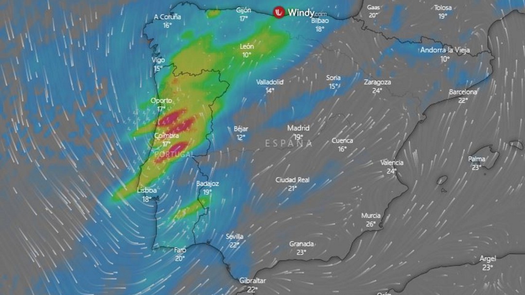 El tiempo: fin de semana de lluvia y amenaza de gota fría desde el lunes