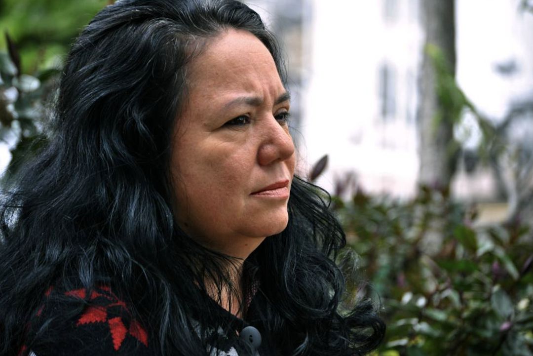María Eugenia Cruz, sobreviviente y líder de la Corporación 'Mujer sigue mis pasos' María Eugenia Cruz, sobreviviente y líder de la Corporación 'Mujer sigue mis pasos'