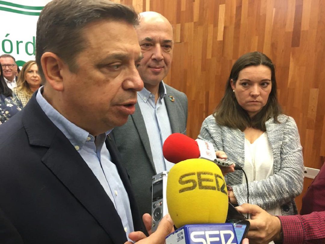 Luis Planas y Antonio Ruiz en la sede del Psoe de Córdoba Luis Planas y Antonio Ruiz en la sede del Psoe de Córdoba