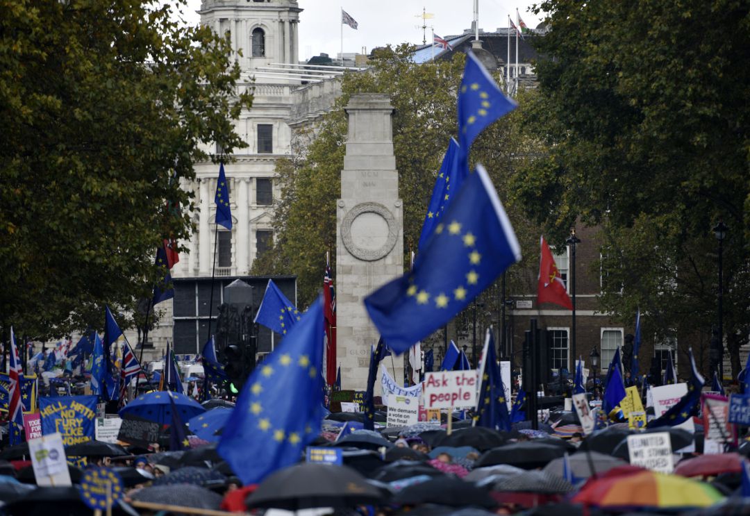 Manifestación a favor de la permanencia en la UE Manifestación a favor de la permanencia en la UE