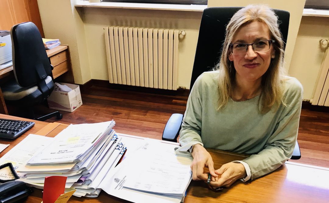 Ana María Lourido, en su despacho Ana María Lourido, en su despacho