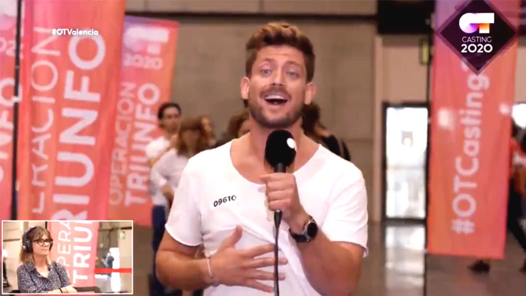Fernando Espinar en el casting de 'OT 2020' Fernando Espinar en el casting de 'OT 2020'