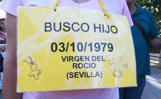 Manifestante durante el juicio a Vela Manifestante durante el juicio a Vela
