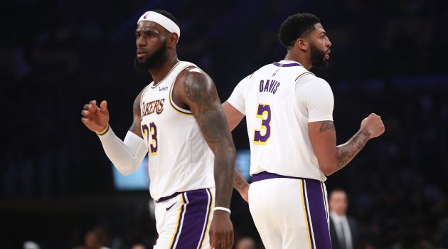 LeBron James y Anthony Davis LeBron James y Anthony Davis