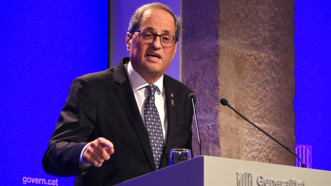 Torra pide investigar las cargas policiales "para depurar responsabilidades"