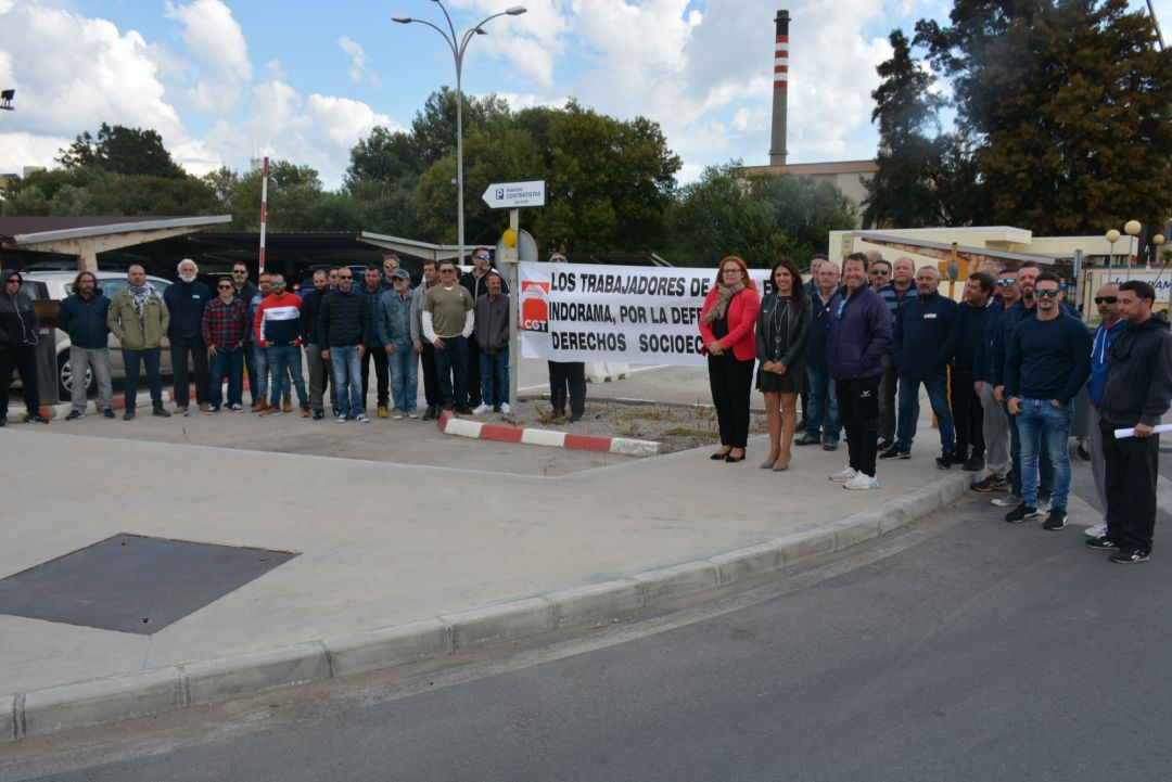 Trabajadores del Grupo Masa, concentrados en la mañana de este martes. Trabajadores del Grupo Masa, concentrados en la mañana de este martes.