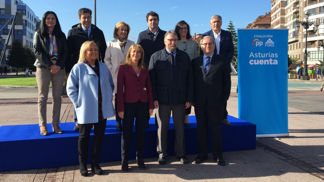 La coalición PP-Foro presenta sus candidatos