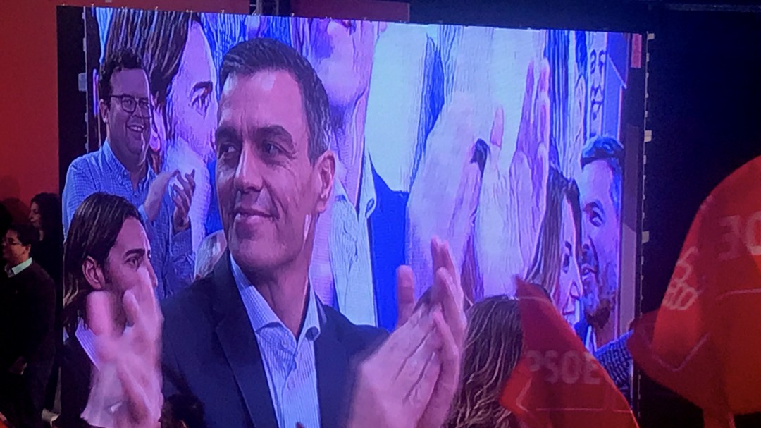 Pedro Sánchez pide en Cádiz que el voto de izquierda se concentre en el PSOE