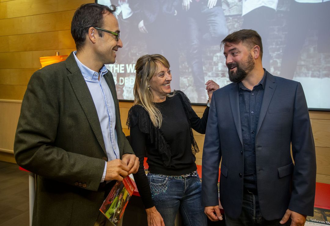 Ramón Alegre, Sole García y Jorge Jiménez Quirce, durante la presentación del nuevo ciclo de 'Músicos con valor' Ramón Alegre, Sole García y Jorge Jiménez Quirce, durante la presentación del nuevo ciclo de 'Músicos con valor'