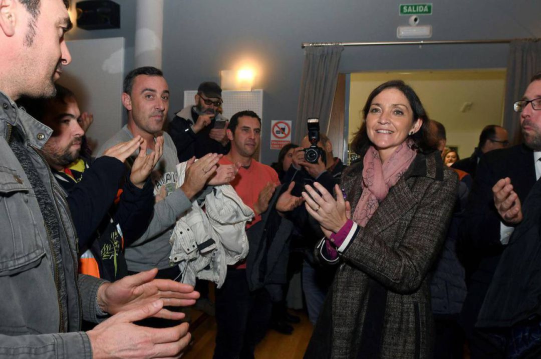 La ministra Reyes Maroto presidió en Villadangos la presentación del proyecto de Network Steel La ministra Reyes Maroto presidió en Villadangos la presentación del proyecto de Network Steel