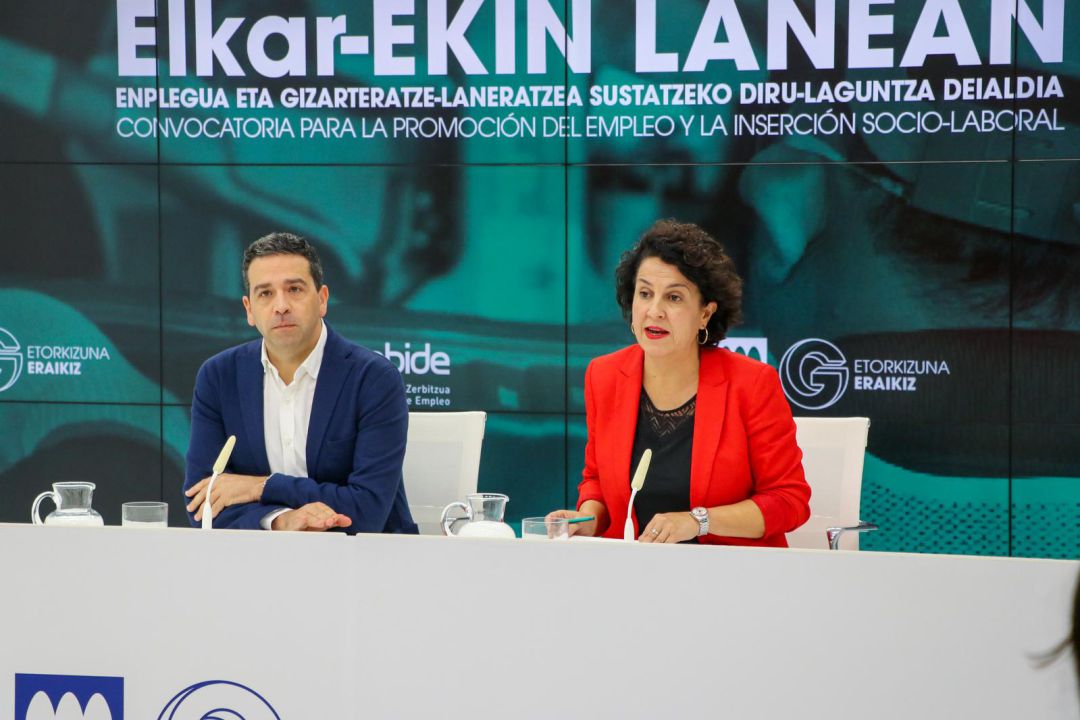 Gipuzkoa apoya con 740.000 euros la inserción laboral y el empleo de calidad Gipuzkoa apoya con 740.000 euros la inserción laboral y el empleo de calidad