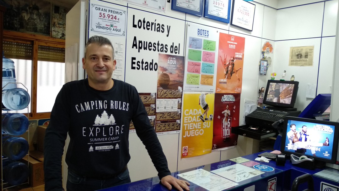 La administración JJ de lotería de Cazorla ha sellado uno de los boletos acertantes de la bonoloto con 55.924 euros