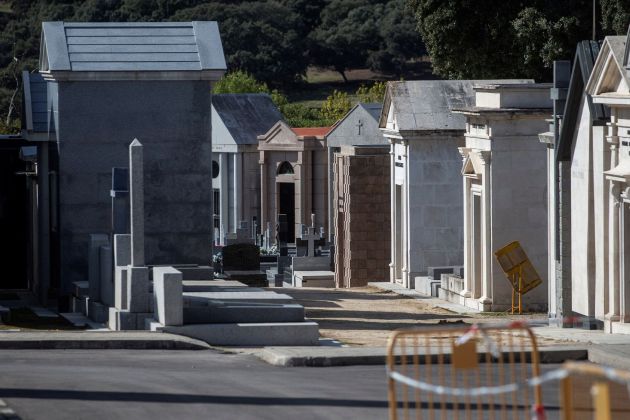 Vista del cementerio de Mingorrubio en Madrid donde el dictador español Francisco Franco (1892-1975) será enterrado tras su traslado del Valle de los Caídos el próximo jueves 24 de octubre. Vista del cementerio de Mingorrubio en Madrid donde el dictador español Francisco Franco (1892-1975) será enterrado tras su traslado del Valle de los Caídos el próximo jueves 24 de octubre.