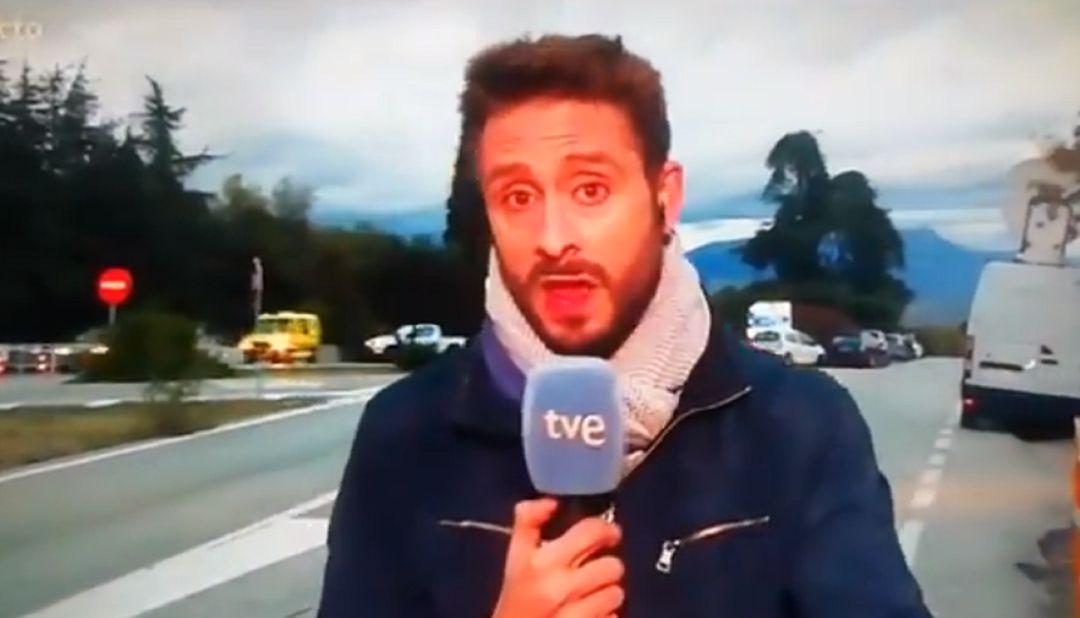 El reportero de 'España Directo' Ángel Pons El reportero de 'España Directo' Ángel Pons