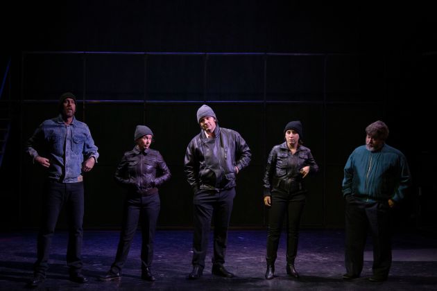 Imagen de escena de la obra 'Fariña'' Imagen de escena de la obra 'Fariña''