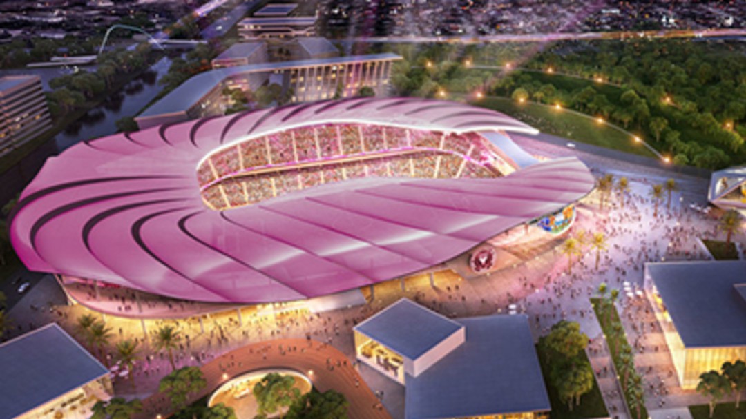 El impresionante y futurista estadio que prepara Beckham para el Inter Miami