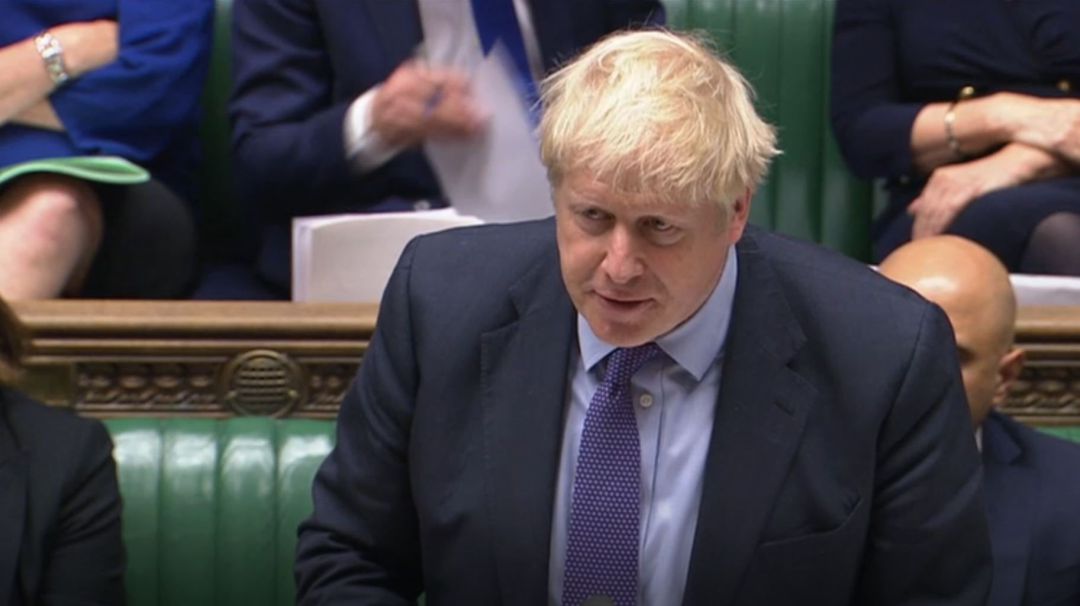 Boris Johnson en el parlamento británico este pasado 22 de octubre
Boris Johnson en el parlamento británico este pasado 22 de octubre