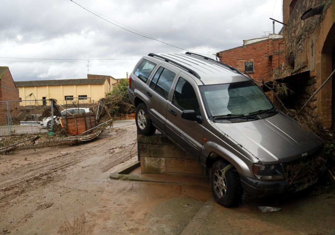 Greus destrosses pels aiguats en zones de Les Garrigues i el Pla d'Urgell