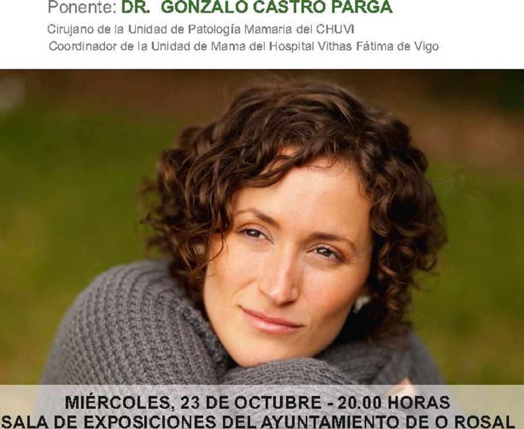 Cartel de la conferencia Dr. Gonzalo Castro en el concello de O Rosal. Cartel de la conferencia Dr. Gonzalo Castro en el concello de O Rosal.