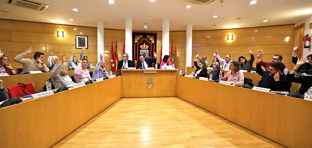 Imagen del Pleno extraordinario del Ayuntamiento de Coslada, celebrado este miércoles. Imagen del Pleno extraordinario del Ayuntamiento de Coslada, celebrado este miércoles.