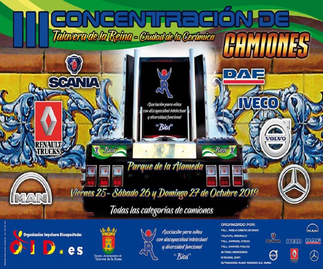 Talavera acoge la III concentración de camiones Talavera acoge la III concentración de camiones