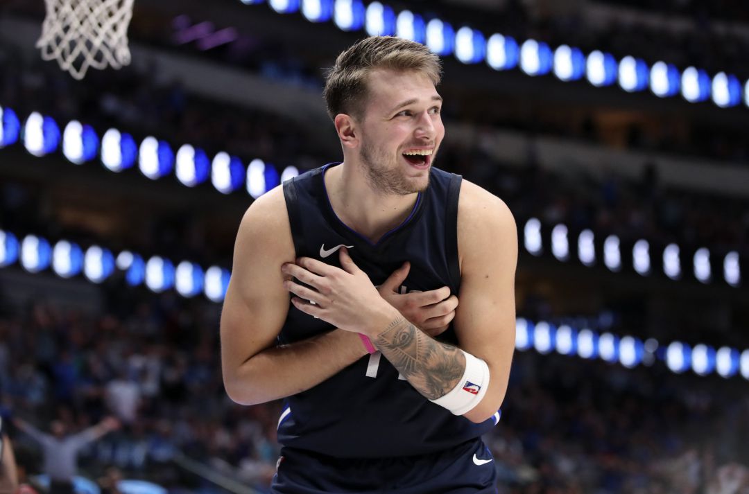 Luka Doncic, en su primer partido de la temporada en la NBA. Luka Doncic, en su primer partido de la temporada en la NBA.