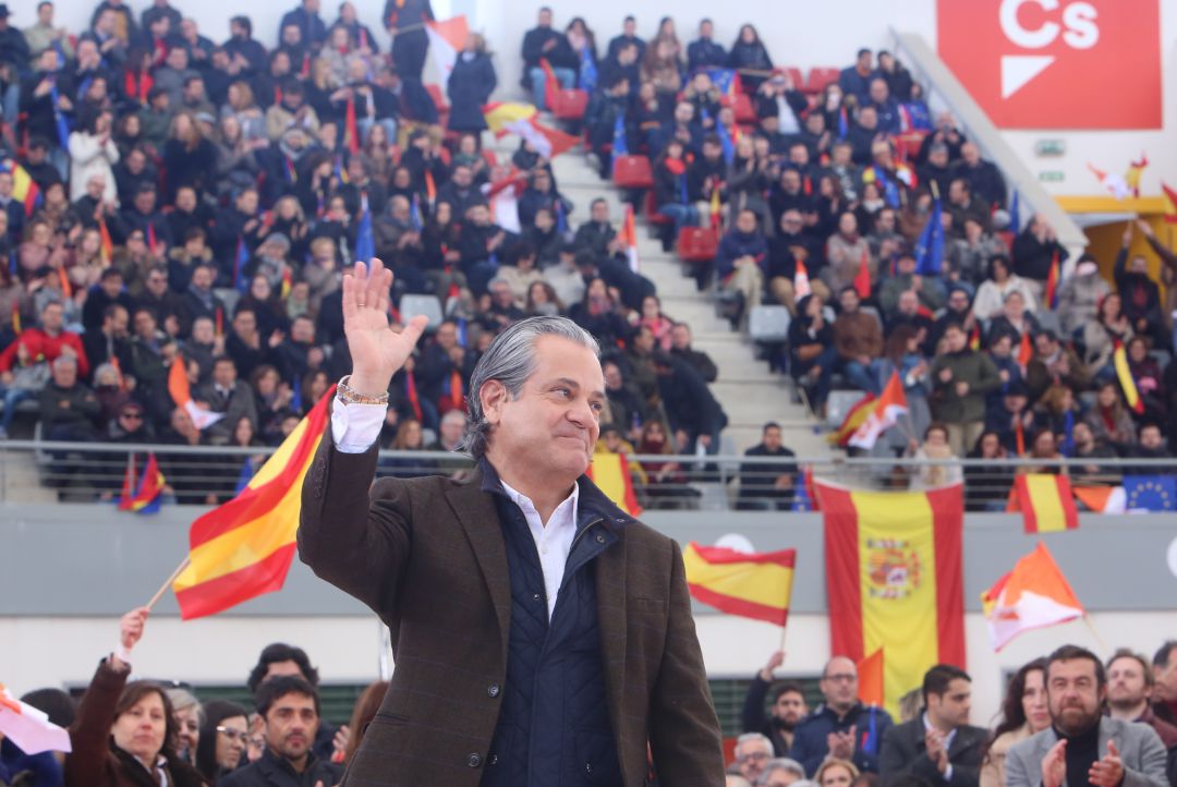 Marcos de Quinto en un mitin de Ciudadanos. Marcos de Quinto en un mitin de Ciudadanos.