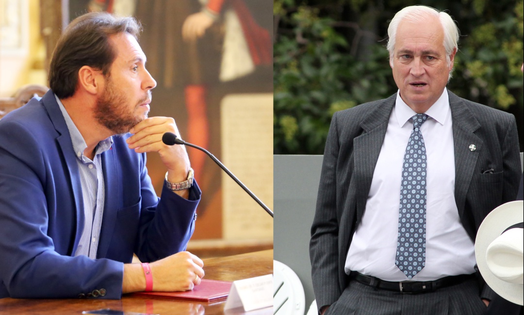 De izquierda a derecha: Óscar Puente, alcalde de Valladolid, y José Luis Concepción, presidente del TSJ de Castilla y León De izquierda a derecha: Óscar Puente, alcalde de Valladolid, y José Luis Concepción, presidente del TSJ de Castilla y León