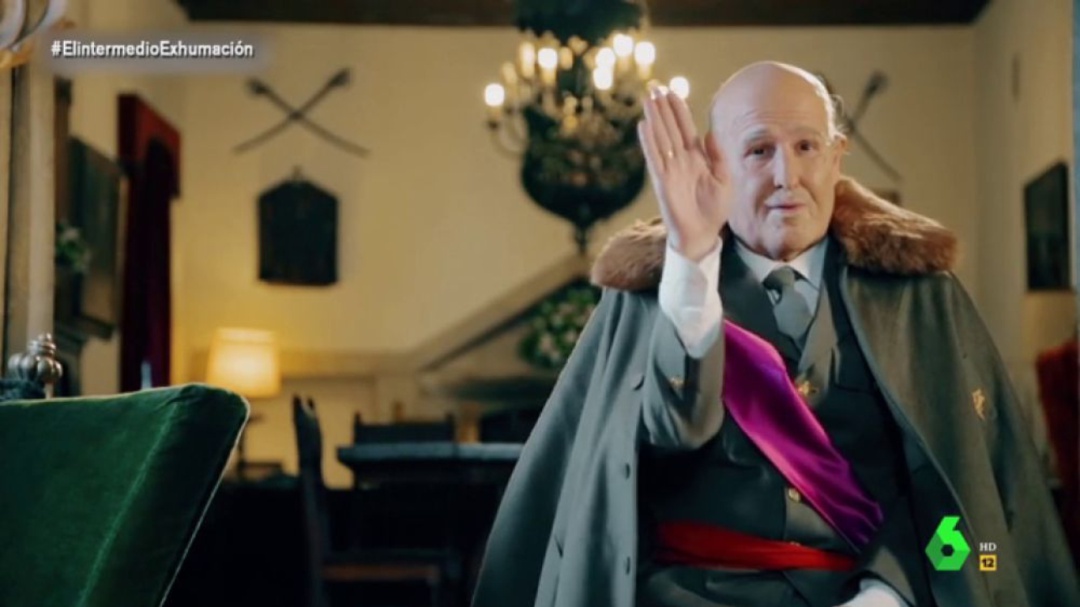 'El Intermedio' rescata la imitación de Joaquín Reyes a Franco: "Ay rojo, que te cojo"