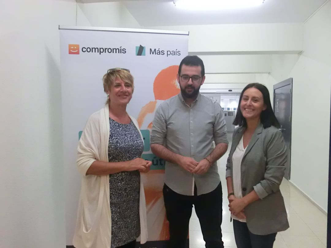 De izquierda a derecha: Llum Quiñonero, Ignasi Candela y María José García. De izquierda a derecha: Llum Quiñonero, Ignasi Candela y María José García.