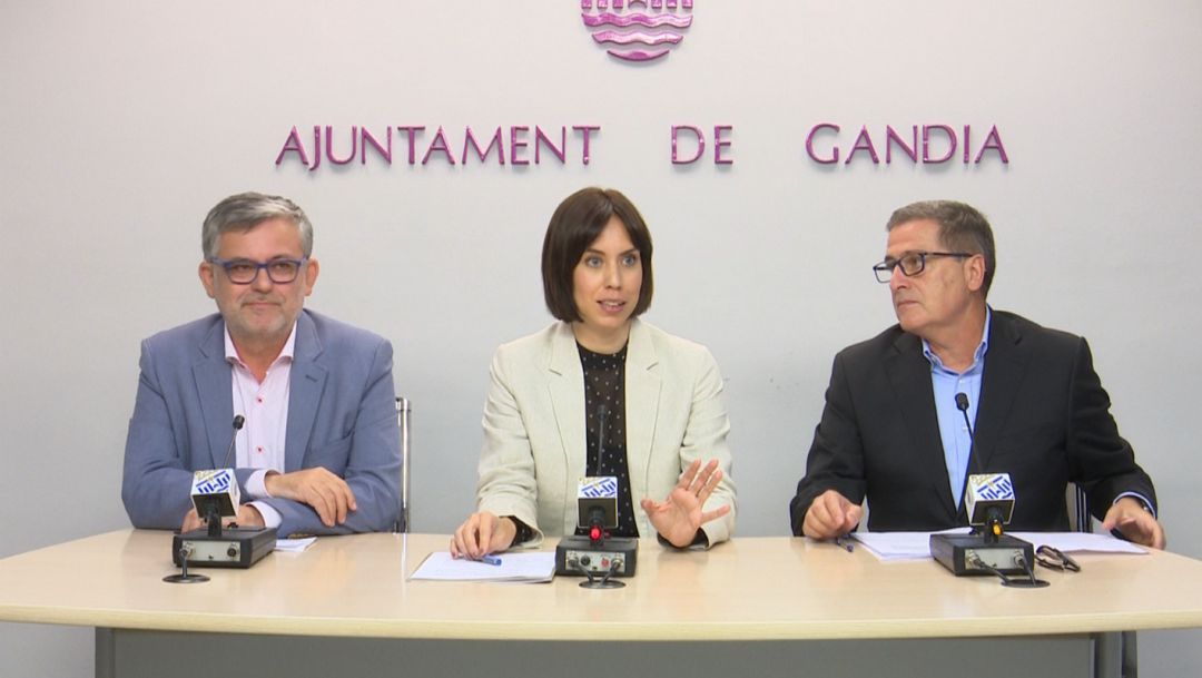 Josep Alandete, Diana Morant y Salvador Gregori. Josep Alandete, Diana Morant y Salvador Gregori.