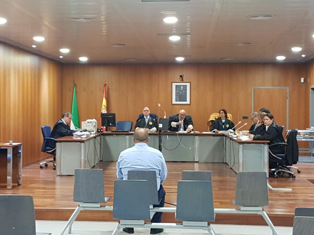 El acusado durante el juicio por la agresión al diputado Alberto Garzón El acusado durante el juicio por la agresión al diputado Alberto Garzón