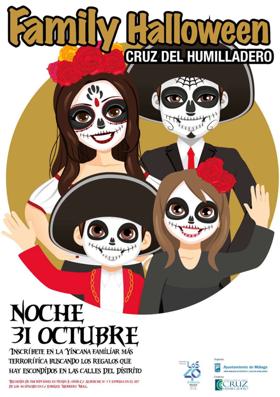 Halloween en Málaga: Una yincana familiar en Cruz de Humilladero para celebrar Halloween con Los 40 Classic Halloween en Málaga: Una yincana familiar en Cruz de Humilladero para celebrar Halloween con Los 40 Classic