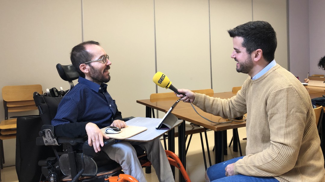 Echenique asegura en Tudela que son "pieza clave" en las negociaciones con el PSN