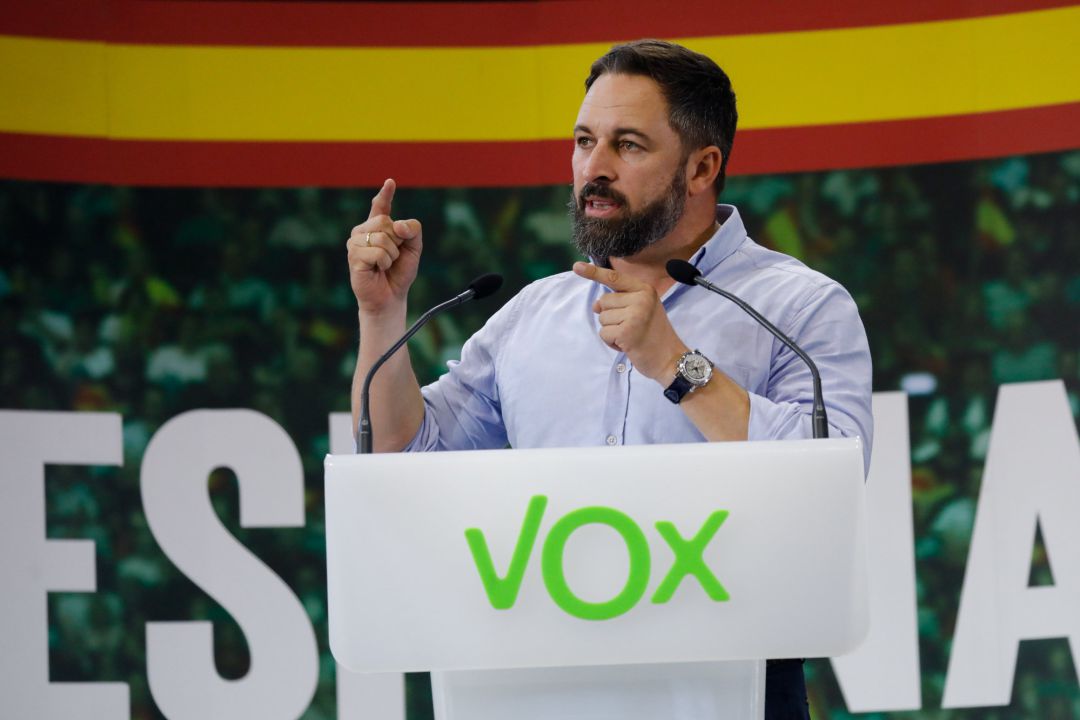 El presidente de Vox, Santiago Abascal.
El presidente de Vox, Santiago Abascal.